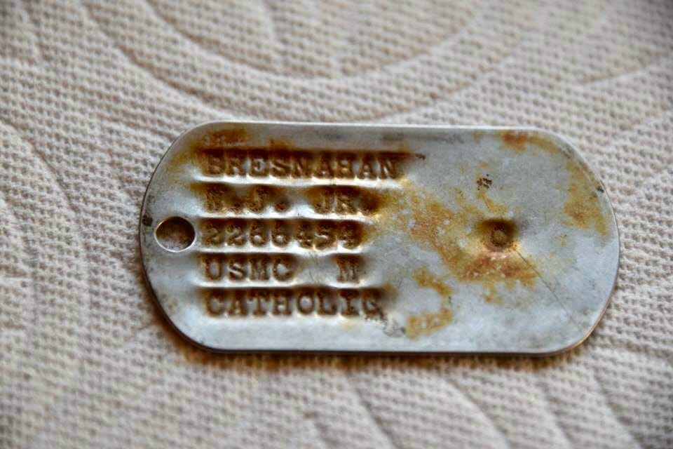 navy dog tag format